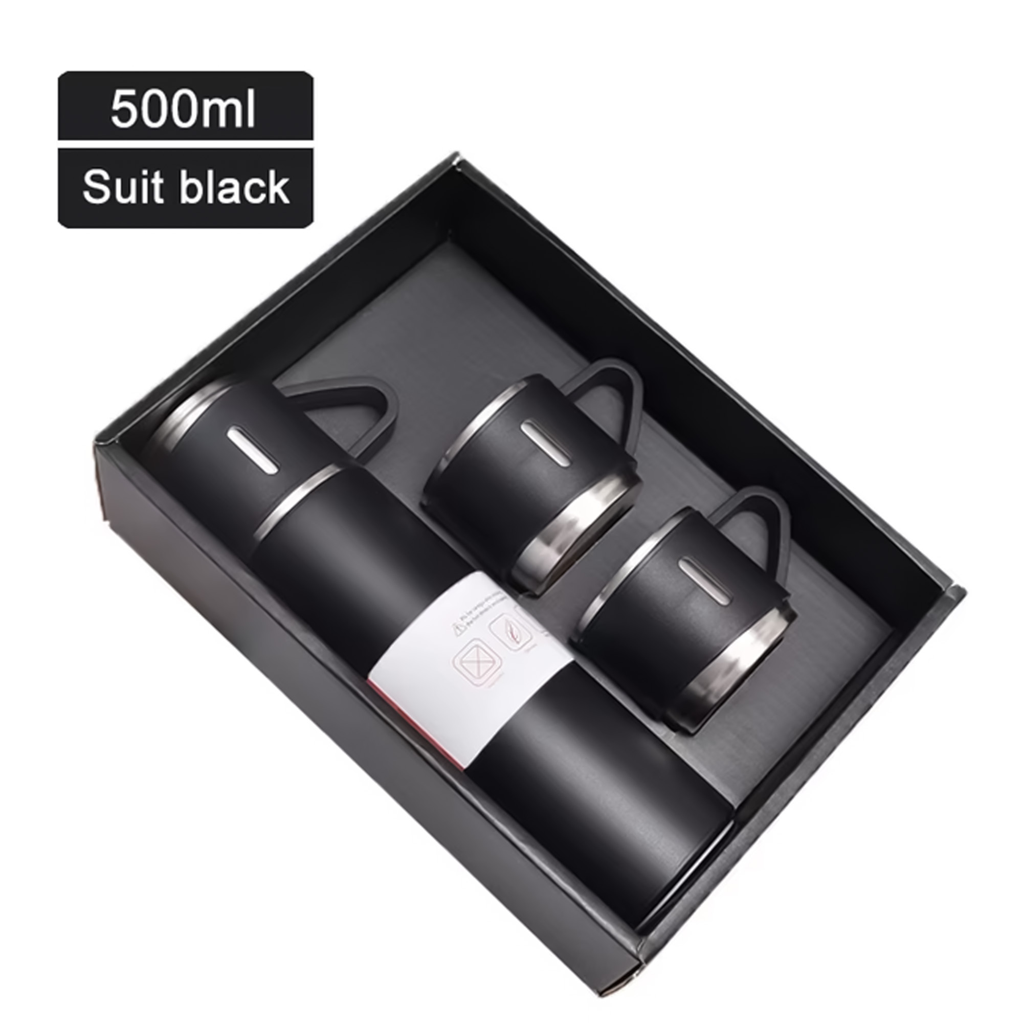 Custom Stainless Steel Thermos 500ml – Vacuum Insulated Travel & Camping Bottle with Temperature Display