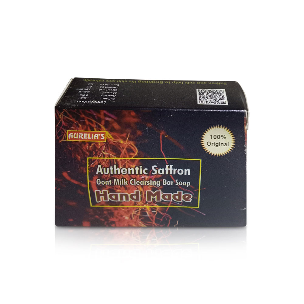 Authentic Saffron 100% Organic Hand Made Soap - (1 পিস)