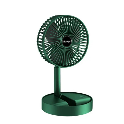 Rechargeable Folding Fan – Portable,USB Powered, Built-in Battery 2000mAh Adjustable Height 3 Speeds - Image 5