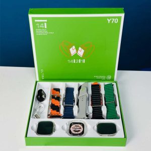 Y70 Ultra Couple Smartwatch with 13 Straps
