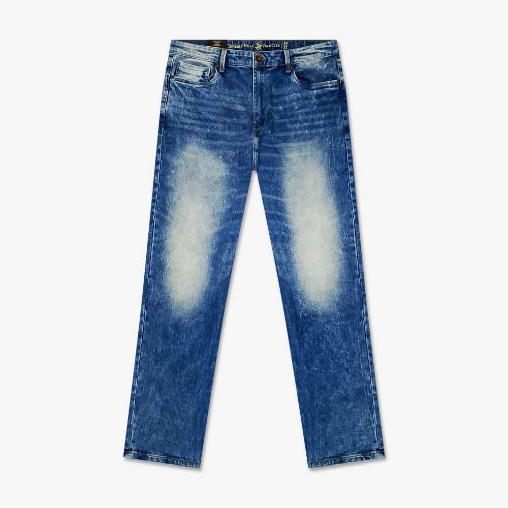 Polo Fit Slim Series – Beverly Hills Polo Club Original Denim Jeans Pant - Stone Blue