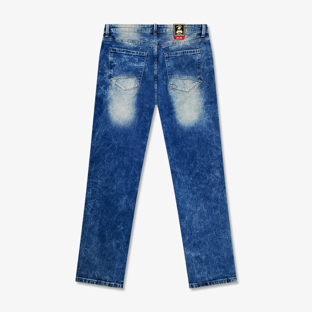 Polo Fit Slim Series – Beverly Hills Polo Club Original Denim Jeans Pant - Stone Blue - Image 2