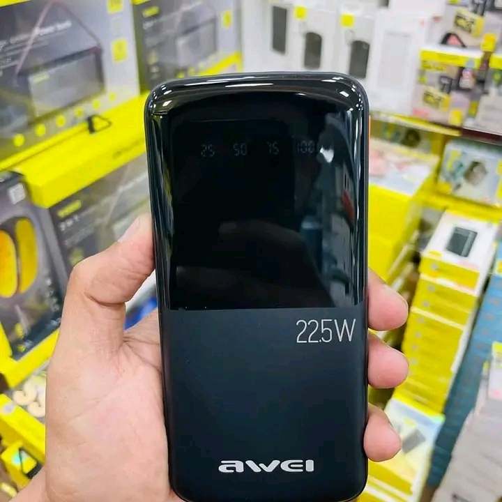Awei P13K 22.5W Powerbank 20000mah Fast Charging - Image 2