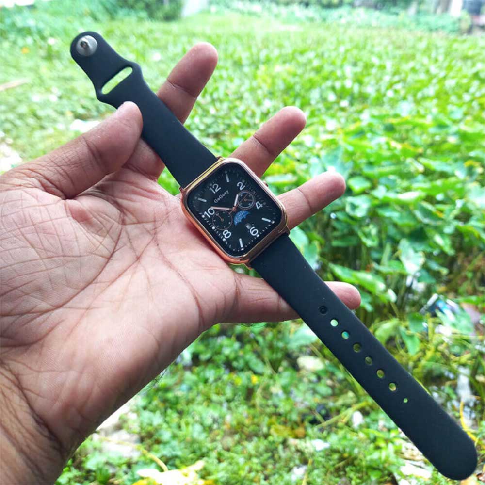 Rectangular fashion watch Black 2025 - Image 3