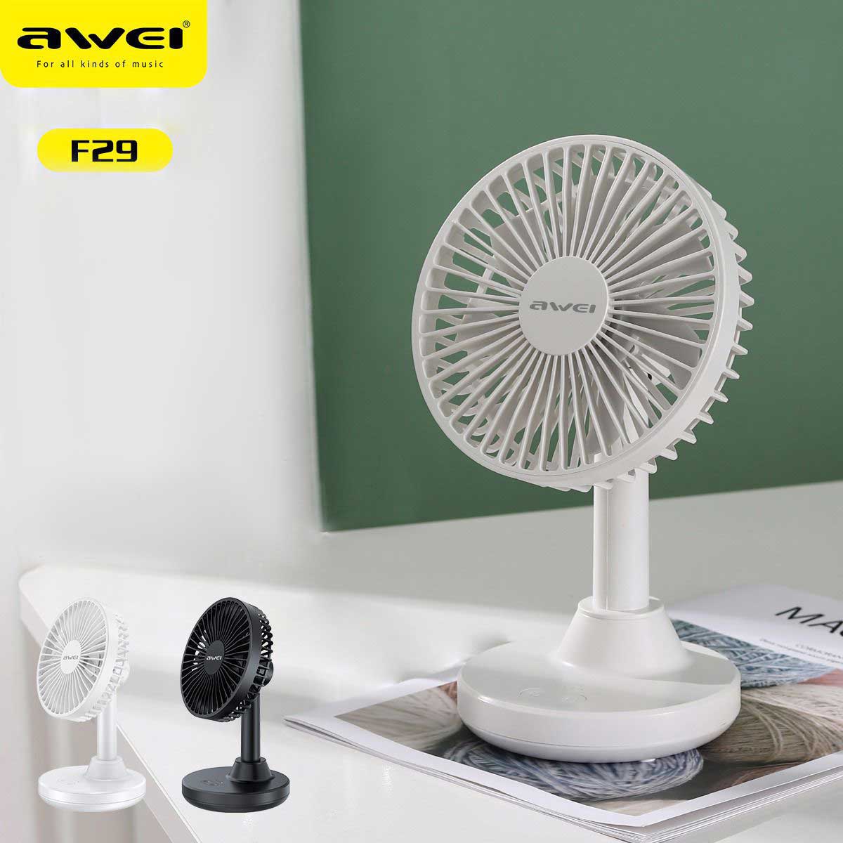 Awei F29 Mini Rechargeable Fan