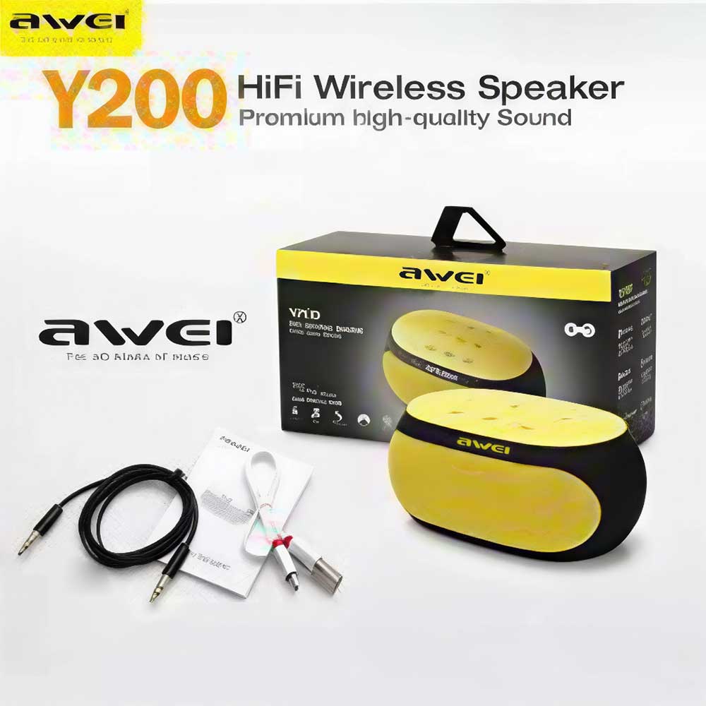 Awei Y200 Portable Wireless Bluetooth Speakers - Image 2