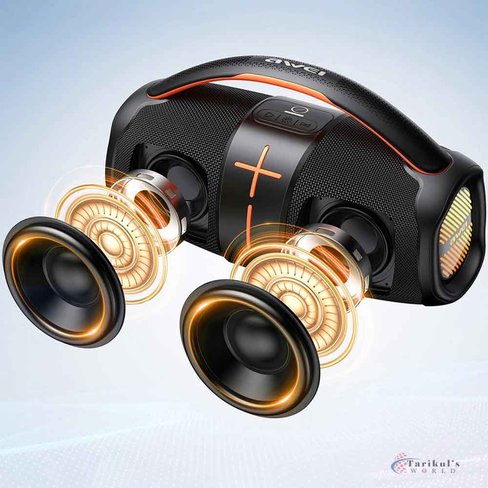 Awei Y887 Portable Waterproof Bluetooth Outdoor Speaker - Image 2