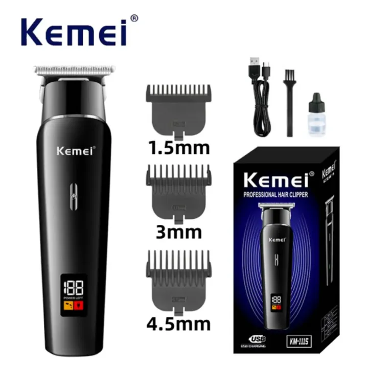 Kemei KM-1113 Hair Clipper and Beard Trimmer for Men - Image 3