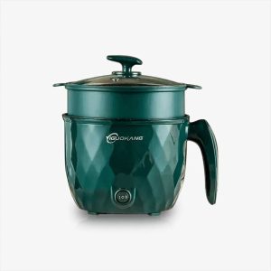 Multifunctional Electric Cooking Pot Rice Cooker Portable Cooking Pot With Steamer and Multipurpose 1.8 Liter
